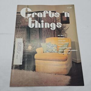 Vintage Crafts N Things Magazine February March 1976 Vol. 1 No. 6  Paperback